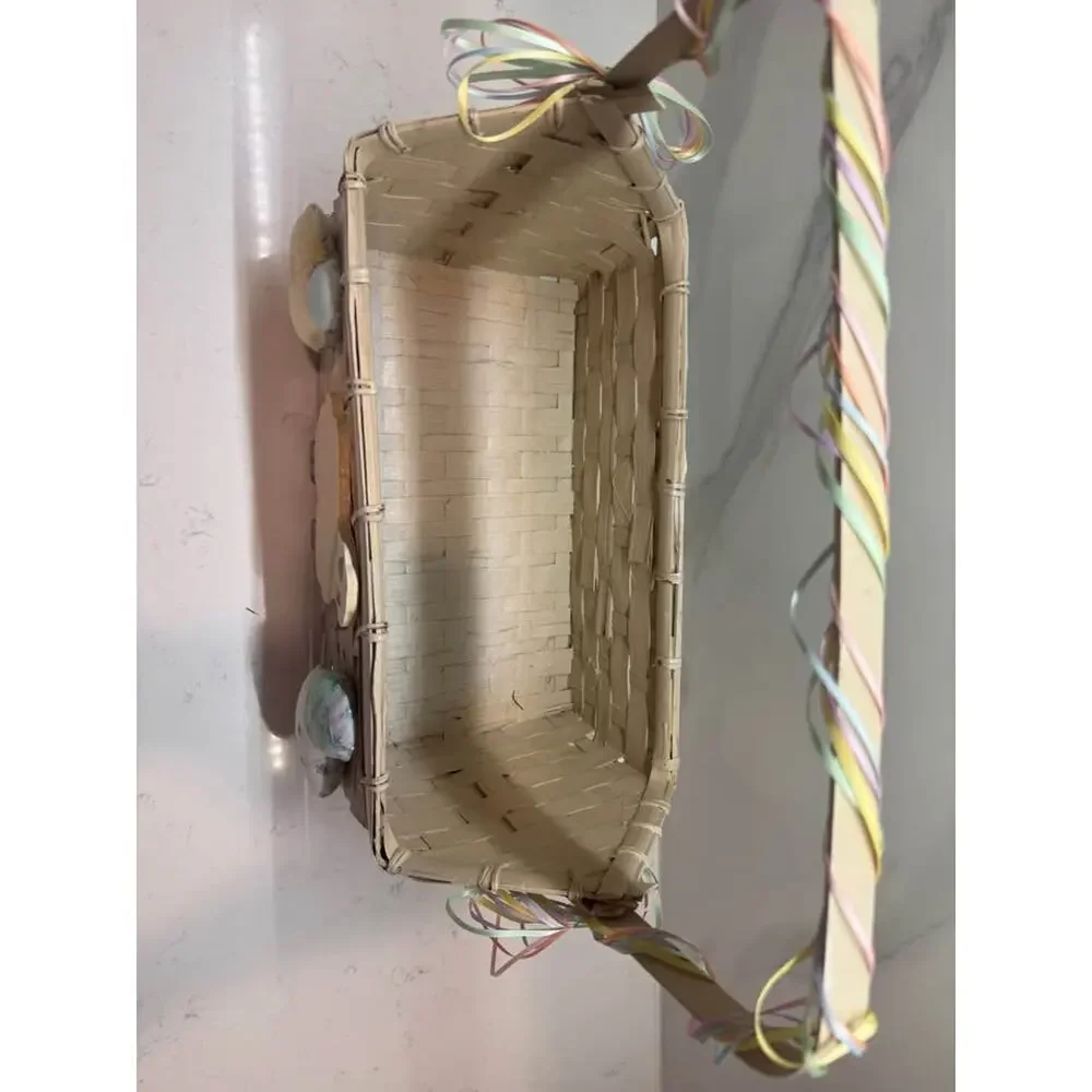 90s Nursery Lamb Heart Basket Organizer